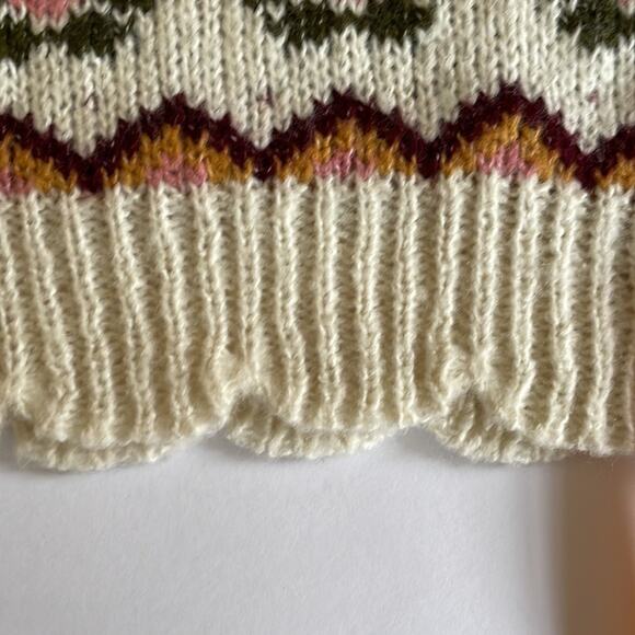 PHILOSOPHY Women's Cable Knit Wool Blend Sweater - Size Large NWT - Picture 10 of 12